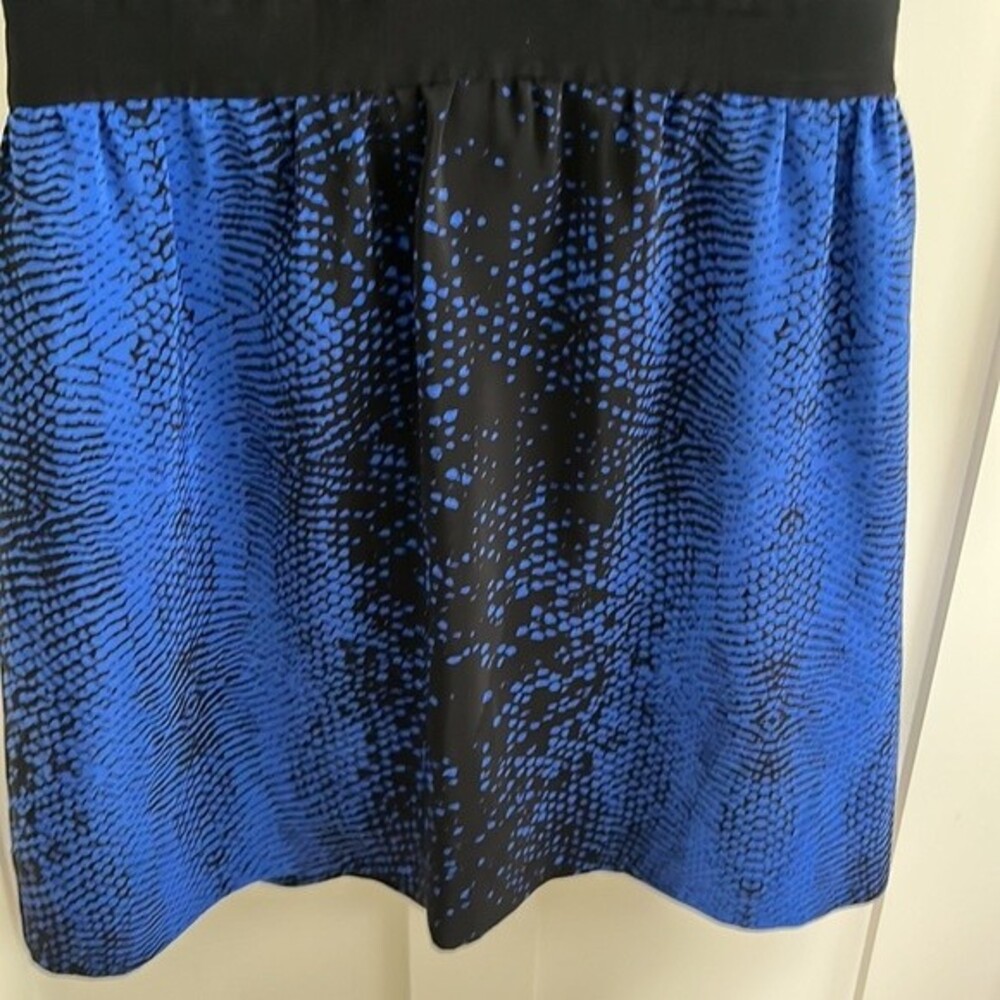 Euc Robert Rodriguez Silk Blue Black Python Snake… - image 5